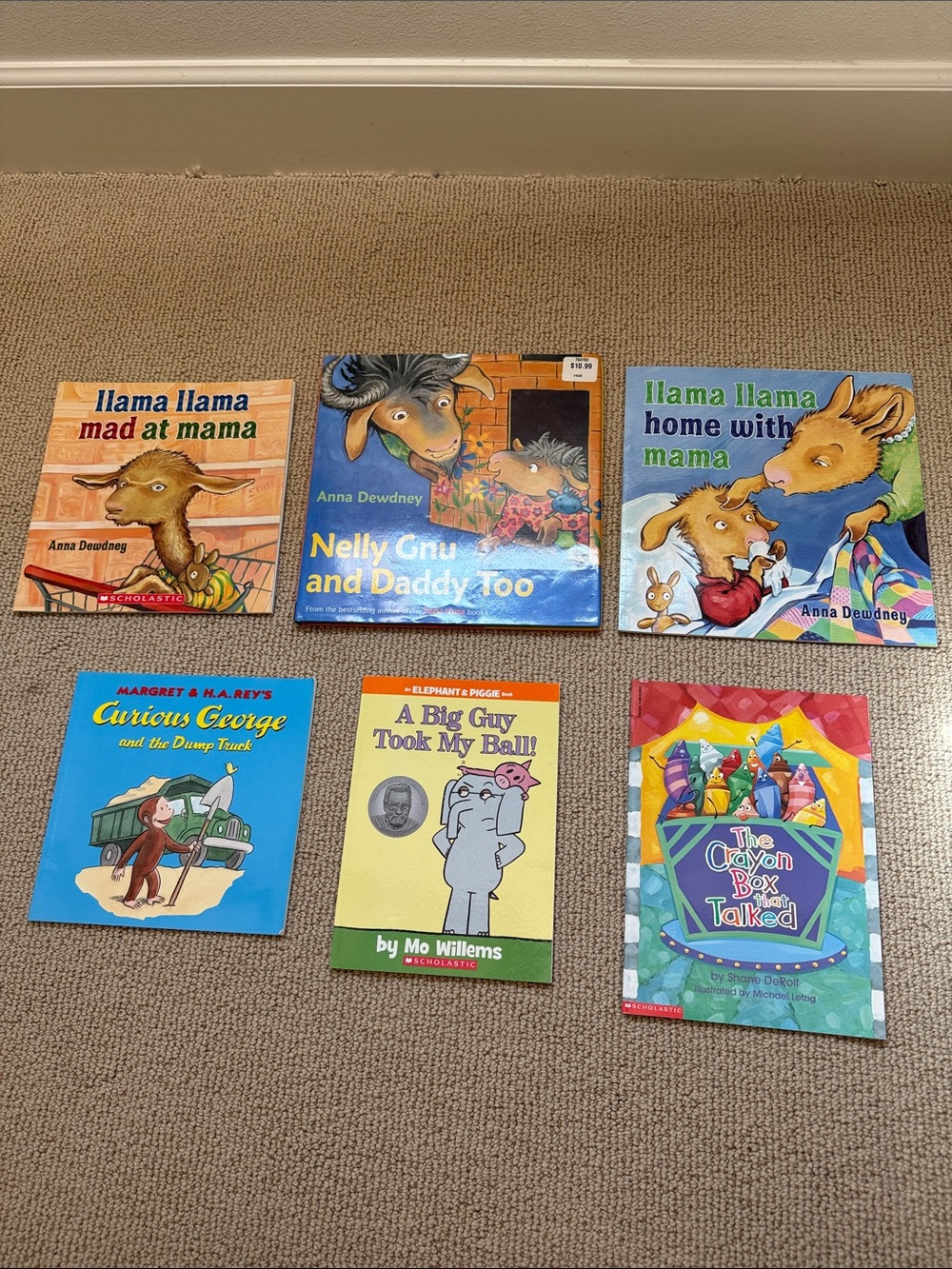 6 Book Llama Llama, Elephant Piggie